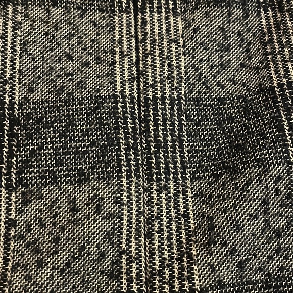 Zara plaid Vest Overcoat with lapel neck and faux fur pockets, size S - Picture 9 of 11